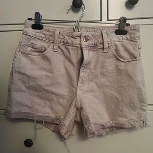 Pink and white shorts like Tie Dye